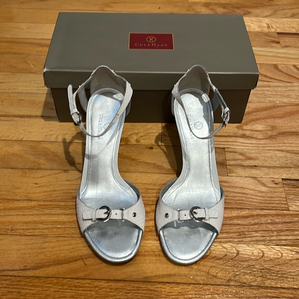 Cole Haan white sandals